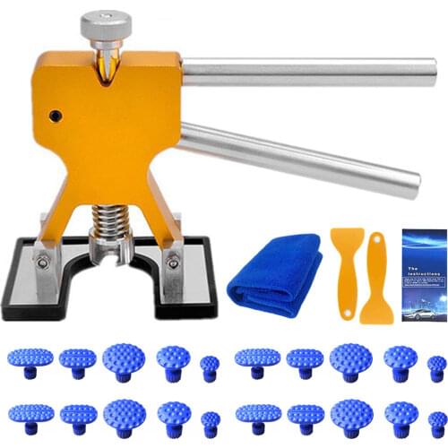 Car Dent Repair Tools Automotive Body Repair Kit Vehicle Paintless Car Body Dent Removal Kits Auto Dent Puller Dent Lifter Tool