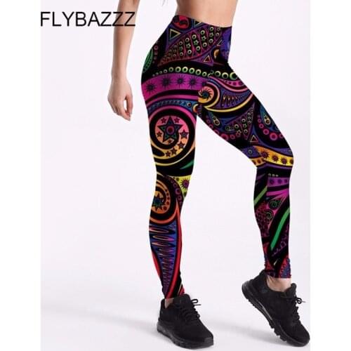New Women Yoga Pants 3D Printed Black Sexy Leggings Plus Size Street Wear High Waist Sports Leggings Woman Fitness Sports Tights