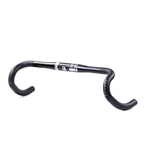 New Fouriers Road Bike Handlebar Drop Bar 31.8x380mm 400/420/440mm Touring Bike Travel Bent Bars Compact bend NANKO-O 12 Degrees
