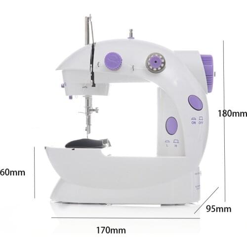 2019 Mini Portable Handheld sewing machines Stitch Sew needlework Cordless Clothes Fabrics Electrec Sewing Machine Stitch Set 16