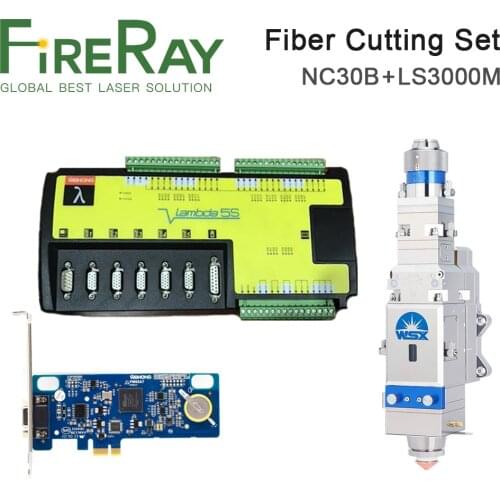 2kw Fiber Laser Cutting Solution WSX NC30B Laser Cutting Head Weihong LSC3000 Laser Control System +auto focus