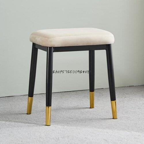 Nordic light luxury dressing stool makeup stool simple modern bedroom makeup chair net red dressing table stool shoe replacement