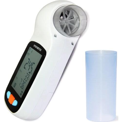 SP70B Digital Spirometer Bluetooth Infrared Mode Lung Breathing Spirometry Diagnostic Software