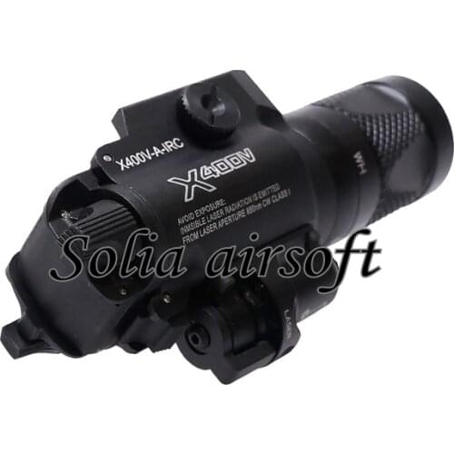 High Quality SF X400V Handgun Flashlight With Red Laser Sight For Hunting with blasting flash function