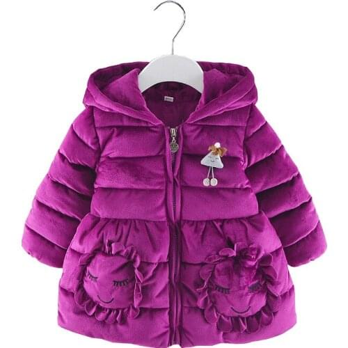 New Winter Infant Girl Jacket Baby Coats Warmer 9M-6 size Newborn Outerwear Autumn Winter 9BA040