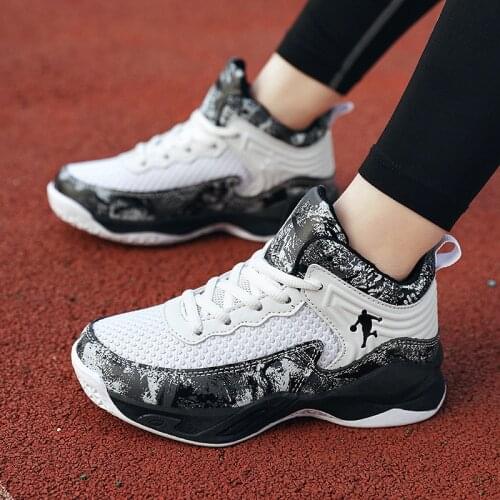 2021 Autumn Sneakers Children Basketball Shoes Boys Sneakers Non-slip Kids Shoes Breathable Boy Sport Shoes Child Basket Enfant