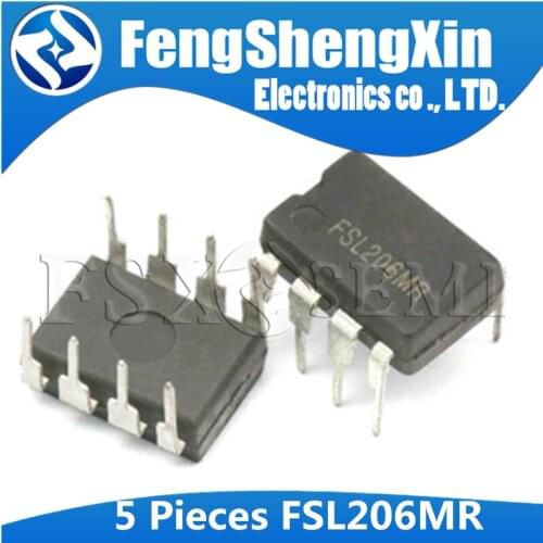 5pcs FSL206MR DIP-8 FSL2O6MR DIP8 FSL206 DIP FSL206MRN Power Switch IC