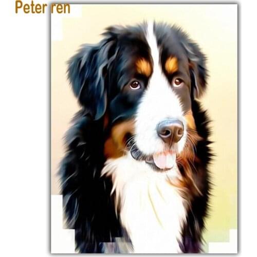 Diy diamond painting cross stitch dogs Diamond embroidery animal 5d Square/Round diamond bedroom restaurant Bernese Mountain Dog