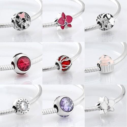 Round shape 925 Sterling Silver family is where love grows DIY fine beads Fit Original JIUHAO Charm Bracelet Jewelry making