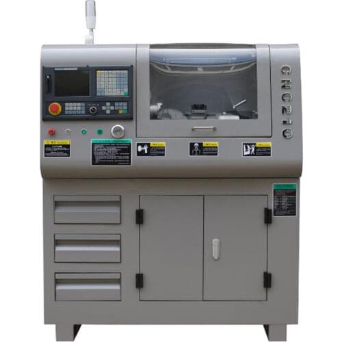 CNC210 Mini Benchtop CNC Lathe with AFTER 990TDB Controller