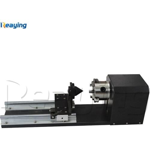 CO2 laser engraving machine chuck rotary device for bottle glasses engraving nonmetal caving
