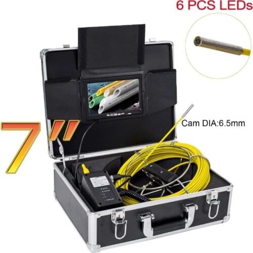 Eyoyo Pipe Pipeline Inspection Camera 30M/98ft Drain Sewer Industrial Endoscope Video Plumbing System with 7 Inch LCD Monitor