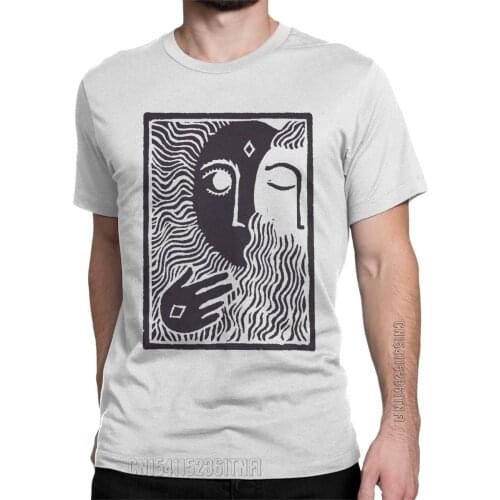 Daimonion Woodcut Socrates T Shirt Mens 100% Cotton Novelty T-Shirts O Neck Mythology Tees Classic Clothes Gift Idea