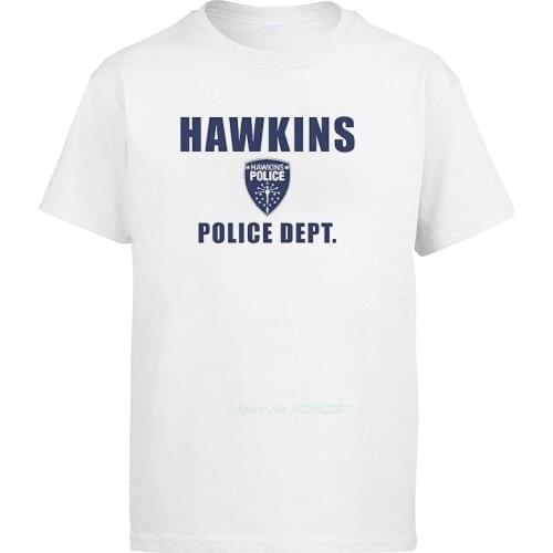 Hawkins Police Department Mens Long Sleeve oversized t shirt T-Shirt - Inspired mens t shirts mens clothing