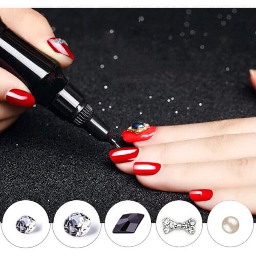 12ml Nail Glue Gel Nail Art For Rhinestones UV Strong Adhesives Sticky DIY Crystal Gems Diamond Decor For False Nail Tips Point