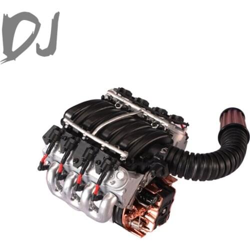 V8 Engine Cover Radiator Motor Fan Universal TRX4 Simulation Engine Corvette LS3