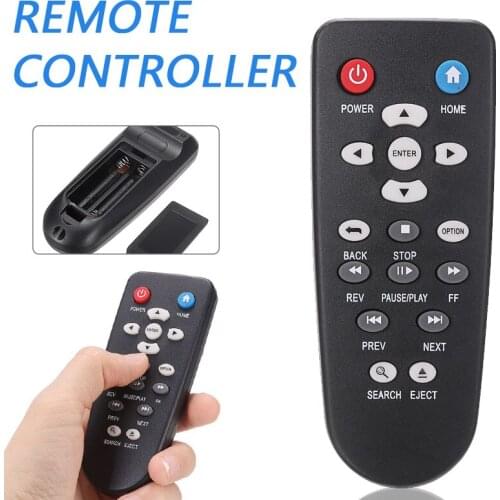 Mayitr 1pc Black High Quality Media Player Remote Control Replacement Mini Remote Controller For Digital WD TV