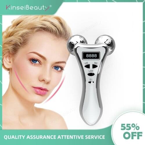 Mini Microcurrent Face lifting Machine EMS Skin Tighten Vibration Massager Facial Wrinkle Remover Anti Aging Beauty Device