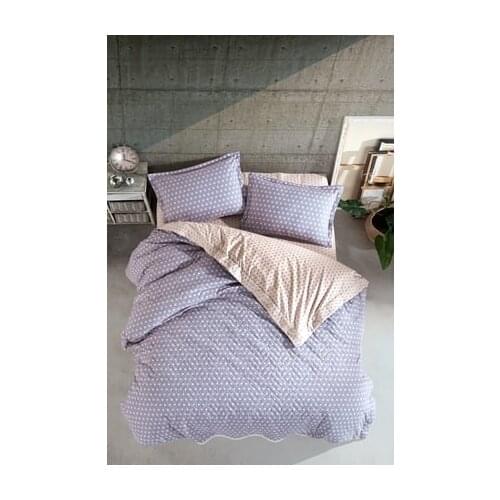 Spotted design Multicolor 100%Cotton Ranforce D/Side 230x220cm 4 PCS Duvet Set