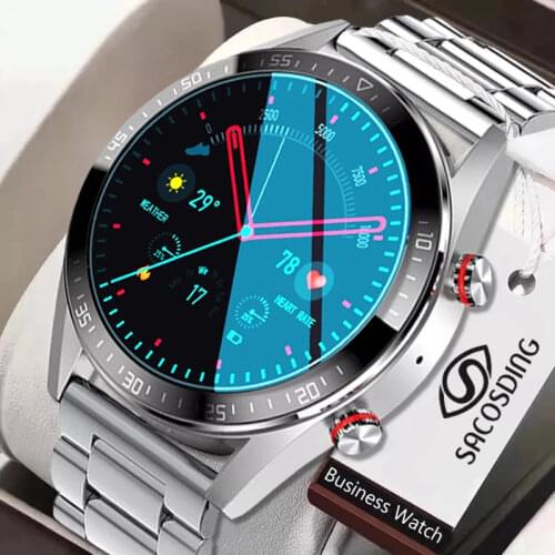 2021 New 454*454 Screen Smart Watch Always Display The Time Bluetooth Call Local Music Smartwatch For Mens Android TWS Earphones