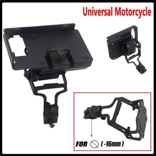 Motorcycle front navigation GPS bracket Universal motorcycle for accessories with pole diameter less than 16mm