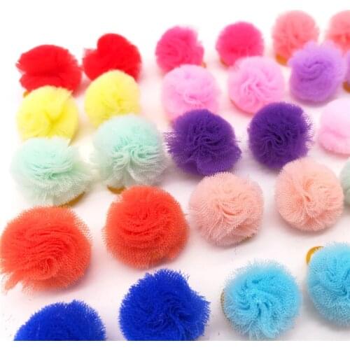 6PCS Small Dogs Plush Ball Hair Accessories Yorkshire Terrier Supplies for Pets Product Grooming Hair Wear Pet Grooming