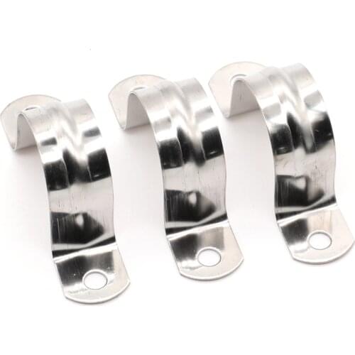 Plumbing Pipe Piping U shape Saddle Clip 304 stainless steel water pipe clamp