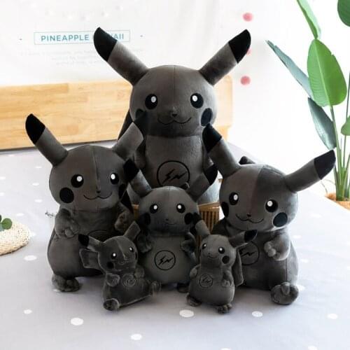 Pokemon Pikachu Black Kawaii Stuffed Toy Cartoon Plush Toys Stuffed Toys Dolls Childrens Dolls Super Soft