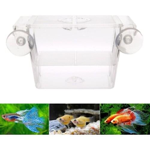 Transparent Acrylic Fish Tank Breeding Isolation Box Aquarium Hatchery Incubator Holder Aquarium Accessories Fish Supplies