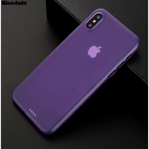 Ricestate 0.3mm PP Cover Case For iphone 11 Pro MAX X XR XS MAX case For iphone 6 6s 7 8 Plus 11 Pro MAX Ultra Thin Matte Cases