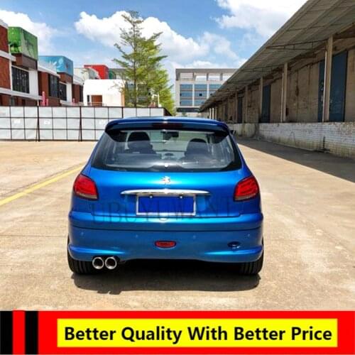 UBUYUWANT For Peugeot 207 Spoiler high quality abs plastic Car tail wing decoration rear trunk Spoiler 2008 2009 2010 2011 2012