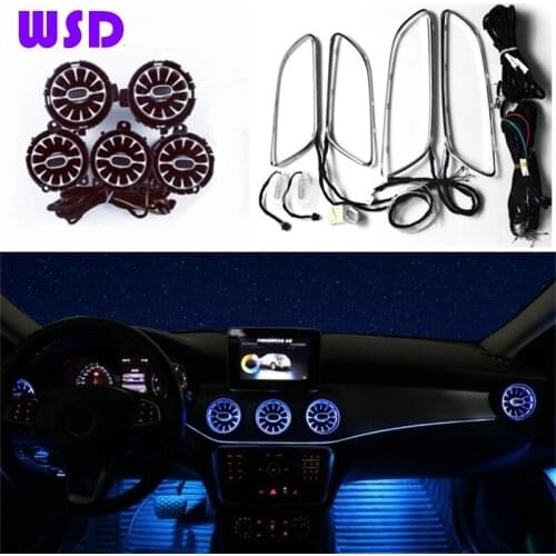 LED Ambient Light Suitable for Mercedes-Benz W176 C117 Luminous Vent 12 Color Interior Light Atmosphere Light Original Agreement
