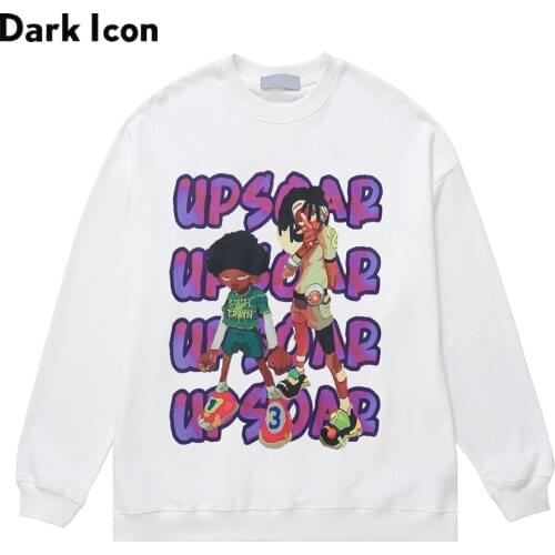 Dark Icon Autumn Men Women Sweatshirt Colorful Letters Mens Sweatshirts Couple Clothes