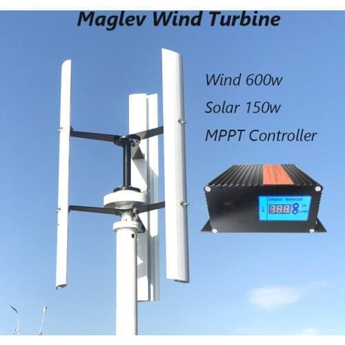 FLTXNY 600w vertical axis free energy 12v 24v 48v wind power turbine for home or streetlights use