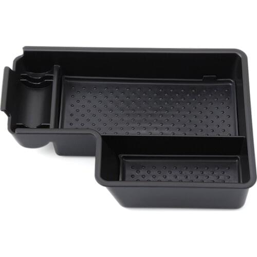 1PC Black Car Central Armrest Storage Box Storage Tray Container For Volkswagen Golf 6 MK6 R20 GTI SCIROCCO Jetta MK5