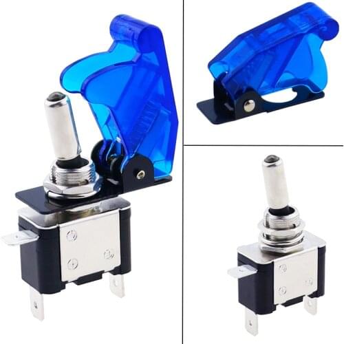 12V/20A Interrupteur led lumineux on/off Inverseur a Bascule Levier Avec Bleu