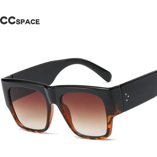 48081 Oversized Square Sunglasses Rivet Women Fashion Shades UV400 Vintage Glasses