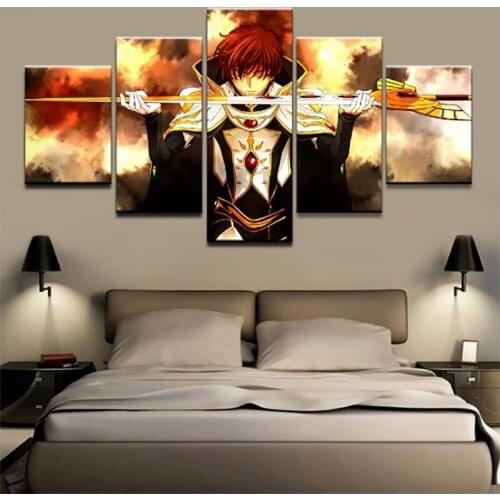 5 Pcs Canvas Pictures Anime Rider Posters And Prints Modern Home Decor Living Room Wall Art Decoration Paintings