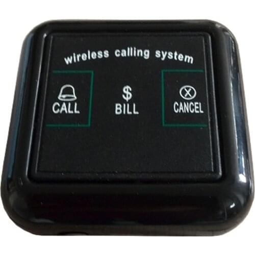 5pcs waterproof bell table waiter caller wireless buzzer guest service button for customer calling pager for restaurant K-F3
