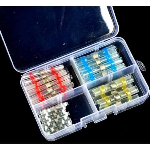 50/100/200/250/280PCS Splice Terminal Combination Waterproof Solder Seal Sleeve Box Heat Shrink Electrical Wire Connector
