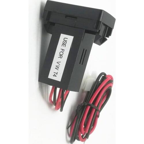 Dual USB Car Charger 12V~24V to 5V/2.1A 2-Port USB Vehicle Car Power Inverter Converter For VW for Volkswagen T4 Models