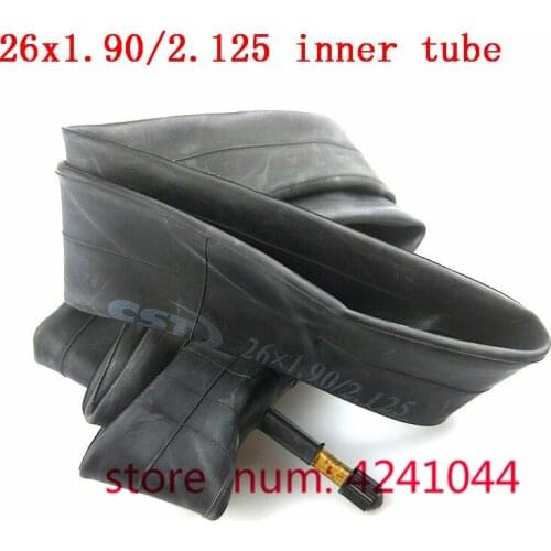 Free shipping CST 26 inch Bicycle inner tube 26x1.90/2.125 26*1.9/2.125 Schrader Presta mountain bike tire tubes