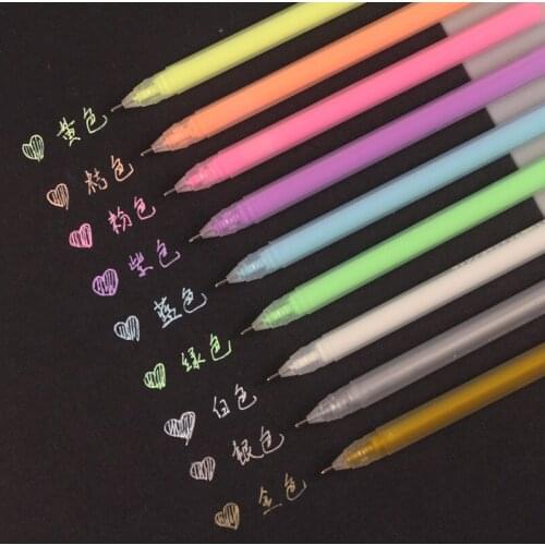 Large Capacity Color Pastel Neutral Pen Students Focus On Marking High Light Pen Hand Tent DIY Making Much Colors