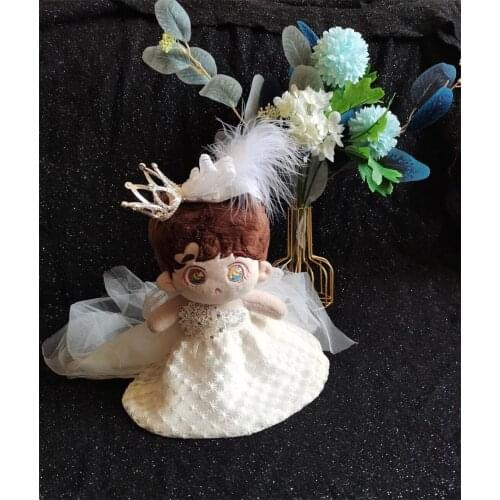 Cosmile Original Hand Made For 20cm Doll Clothes Clothing White Dream Wedding Dress Suit Cosplay
