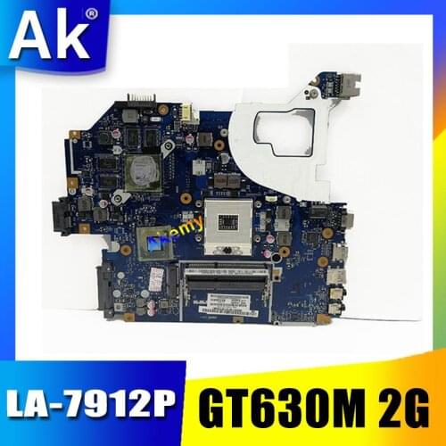 For Acer aspire V3-571 V3-571G E1-571G Laptop Motherboard HM77 DDR3 NBRZP11001 Q5WVH LA-7912P 2GB
