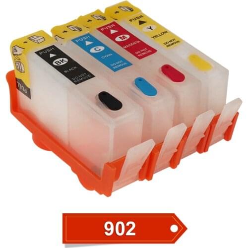 For HP 902 Ink Cartridge refill For 902 Cartridge With ARC Chip For HP OfficeJet 6950 6951 6954 6956 6958 6960 6962 6968 Printer