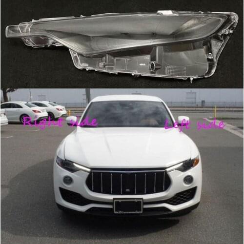 For Maserati Levante 2016 2017 2018 2019 Car Headlight cover Headlamp Lens Auto Shell Cover