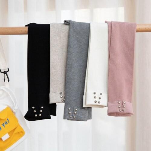 Girls Legging Autumn Spring Children Trousers Girl Skinny Pencil Pants for Baby Girls Leggings beads Dance Stretch Leggings