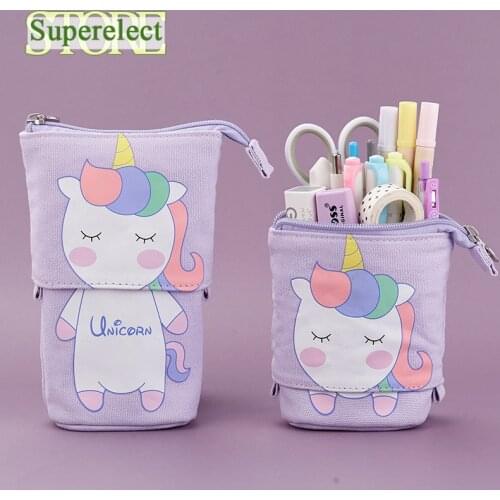 Cute Flexible Pencil Case Fabric Quality School Supplies Pencil Bag Stationery Gift School Cute Pencil Box By Kevin&Sasa Crafts