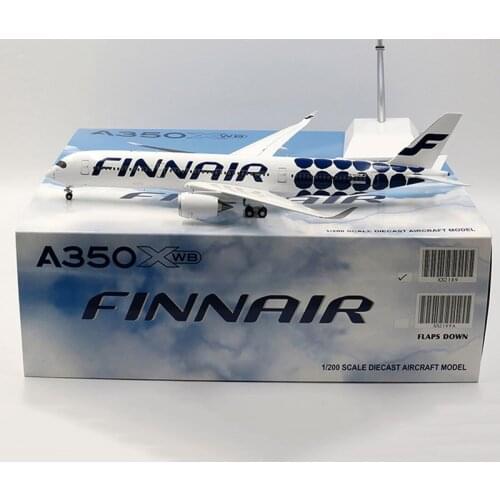 32.6CM 1:200 Airbus 350 A350 airplane aircraft FINNAIR Airline plane alloy model landing gear collectible diecast toy Collection